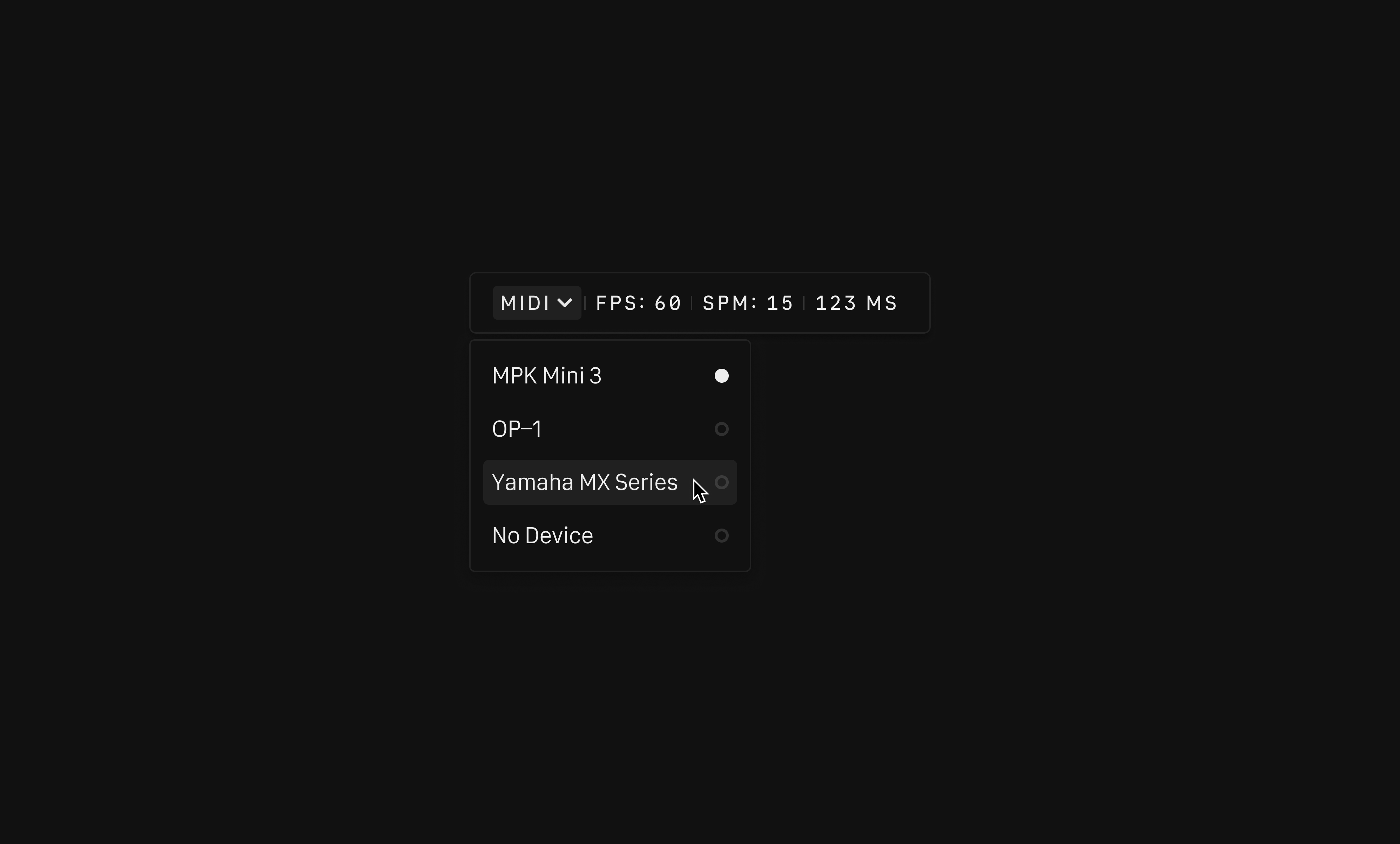 Upper Dock Component